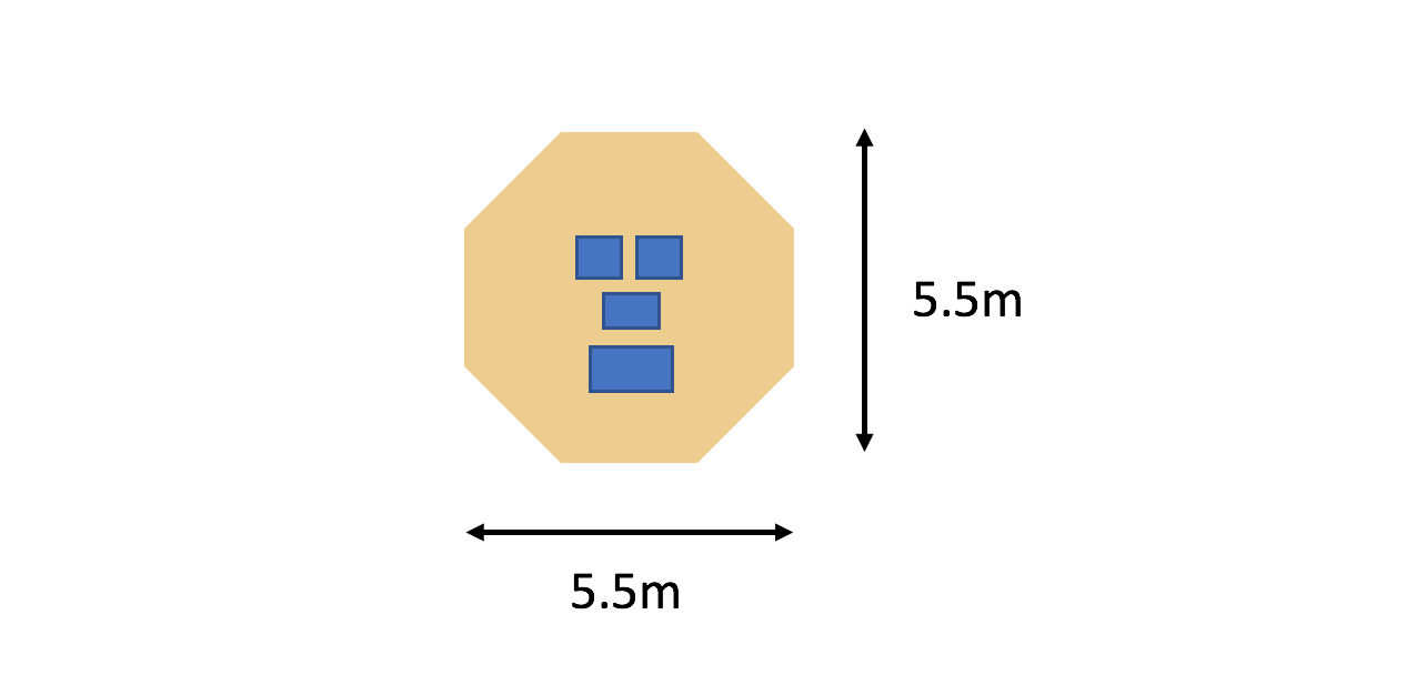 Nimbus floor plan - Event in a Tent