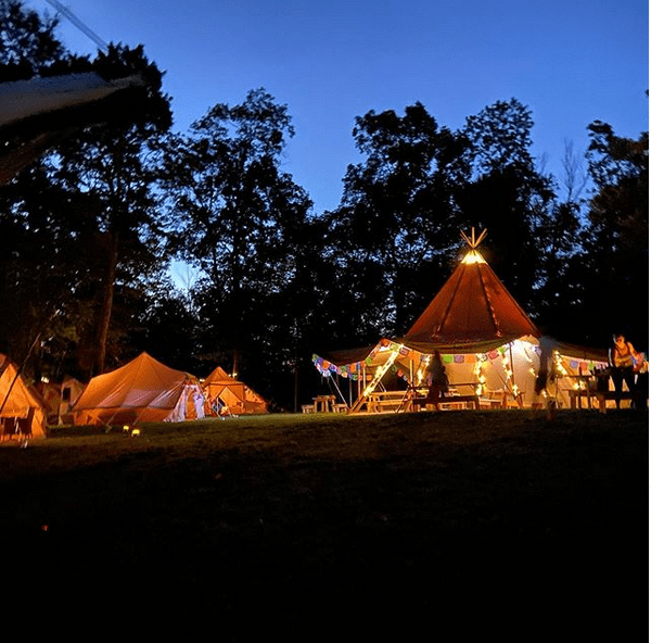 Tipi Party Rental for 50th Birthday Bash