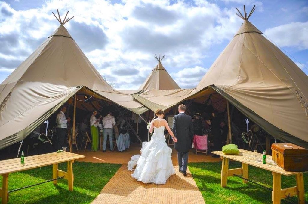 Tipi wedding tent