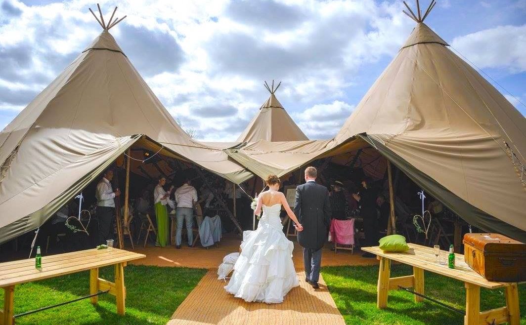 Tipi wedding tent